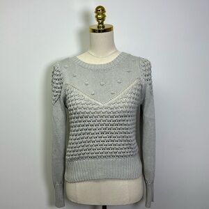 Lucky Brand Gray Knit Sweater